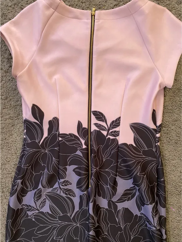Size 8 classy floral dress Pink - Image 5