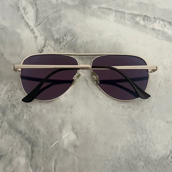 Quay Australia High Key Mini Sunglasses Gold - Image 2