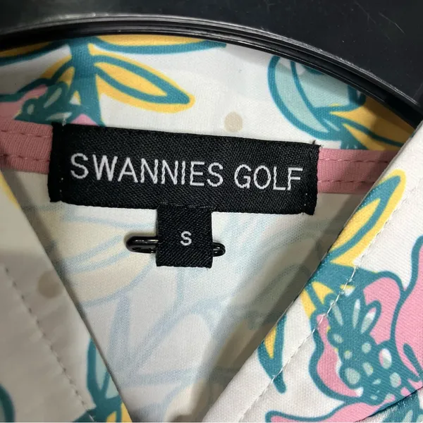 Swannies‎ golf Hurley polo tank top racer back athletic activewear women's small - Image 5