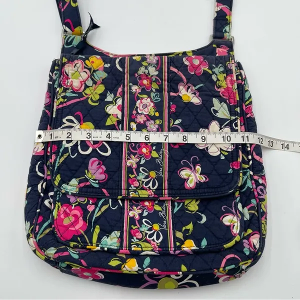 Vera Bradley “Floral Ribbons” Crossbody Hipster Bag Purse Quilted Retired - Image 12