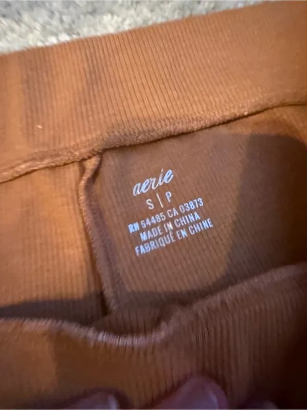 aerie Flared Leggings in Rust Orange - Image 4