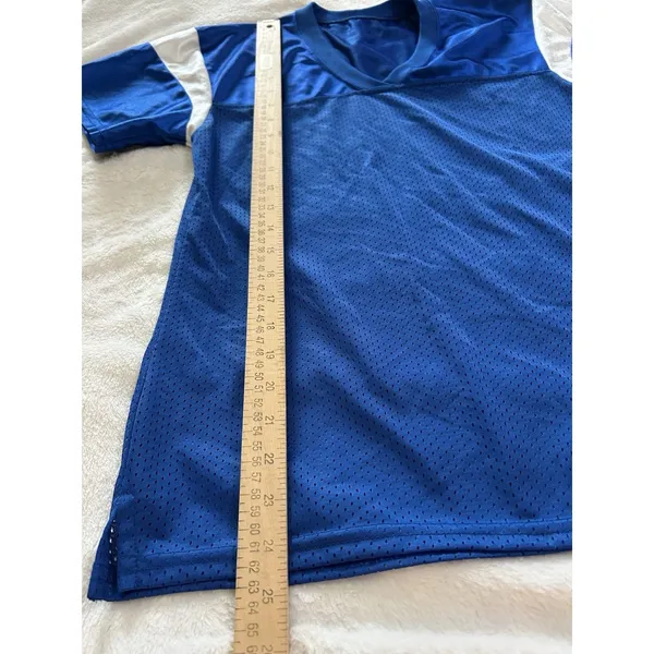Augusta Sportswear Ladies Size Medium Replica Football Jersey Blue - Image 7
