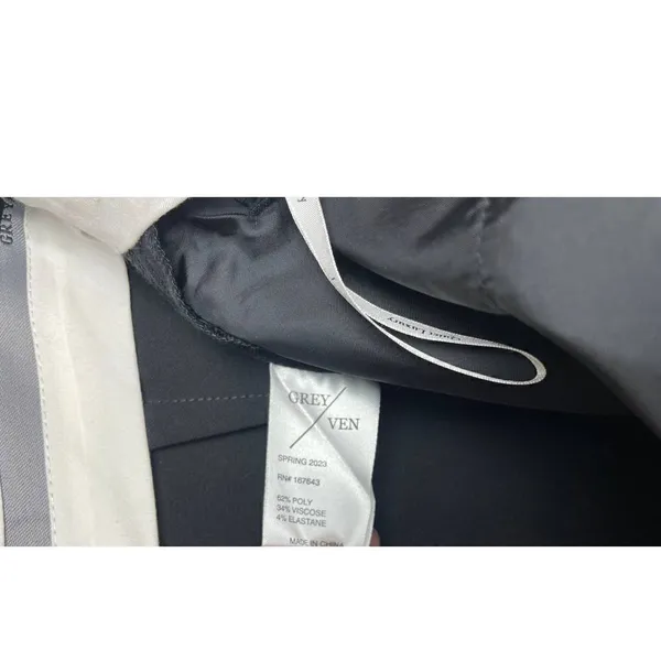 NWT Grey/Ven Revived Tailoring The Maccaden Pleated Trouser Pants Sz. 2 - Image 10