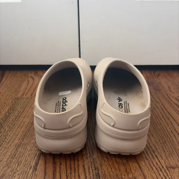 Adidas Originals ADIFOAM Stan Smith Mule Clog Slides Women’s SZ 7 Chunky Taupe - Image 4