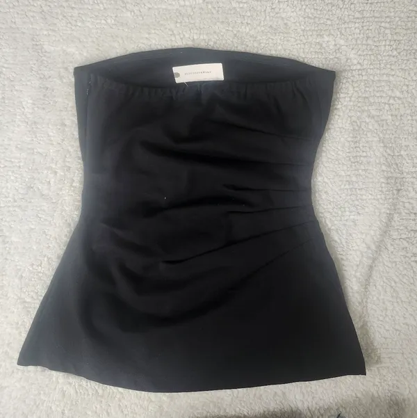 NWT Anthropologie Strapless Ruched Top Size M - Image 5
