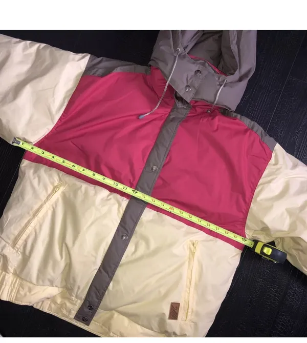 SWAN Vintage Genuine Feather Down Fill Ski Puffer Coat Hooded XL women’s - Image 3