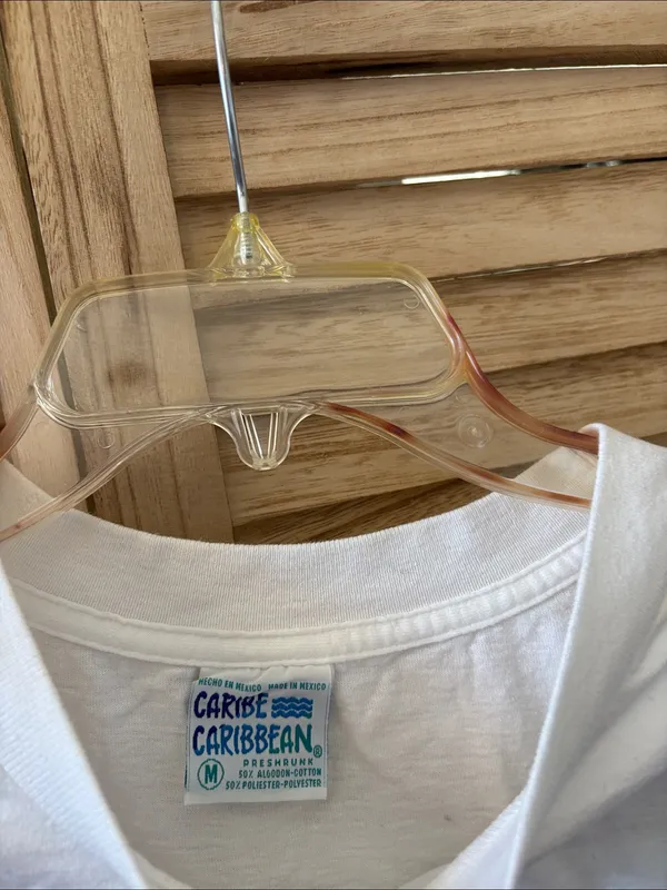 Cabo San Lucas White Graphic Tee Medium - Image 4