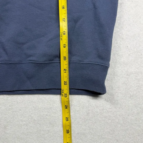 Nike Sportswear Club Fleece Crewneck Sweatshirt XS Blue White Logo Pullover - Image 7