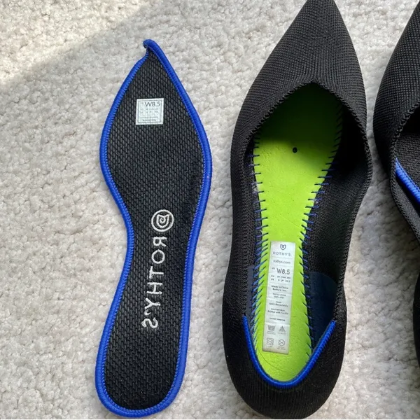 Rothy’s The Point Flat In Black - Image 5
