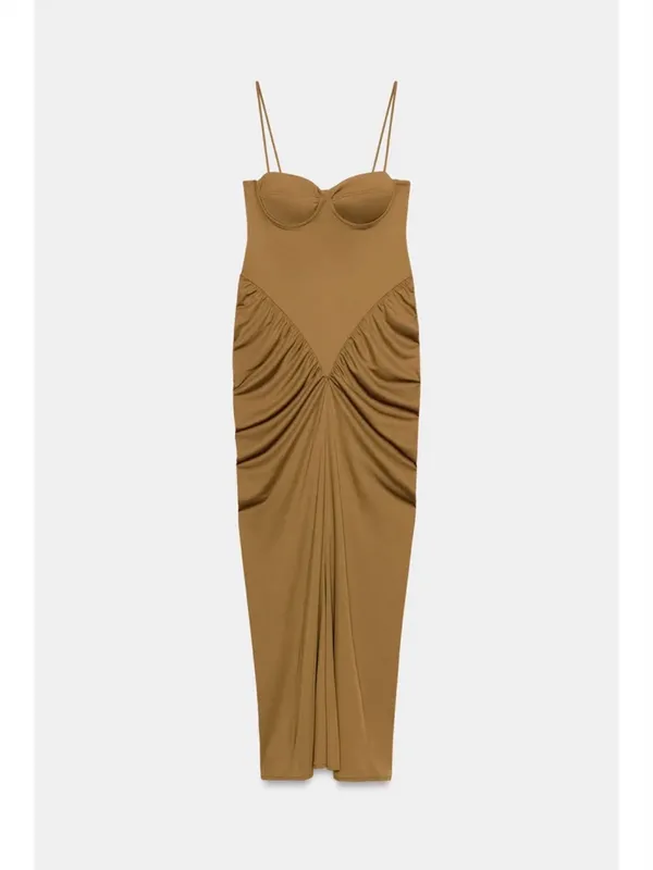 Zara CORSET‎ VOLUME DRESS - Image 4