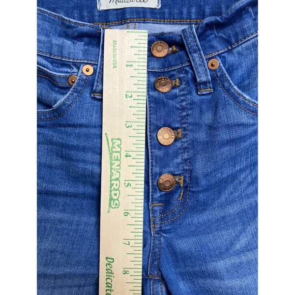 Madewell Cali Demi Boot Jeans Womens‎ Size 23 High Rise Button Fly Distressed - Image 15