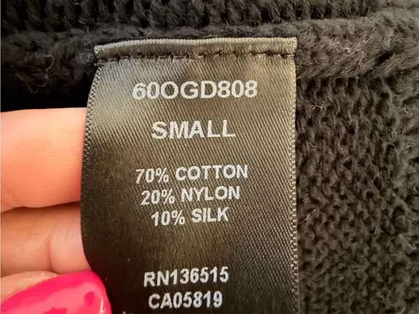 Revolve One Grey Day midi calf long knit duster size small oversized black NWOT - Image 8