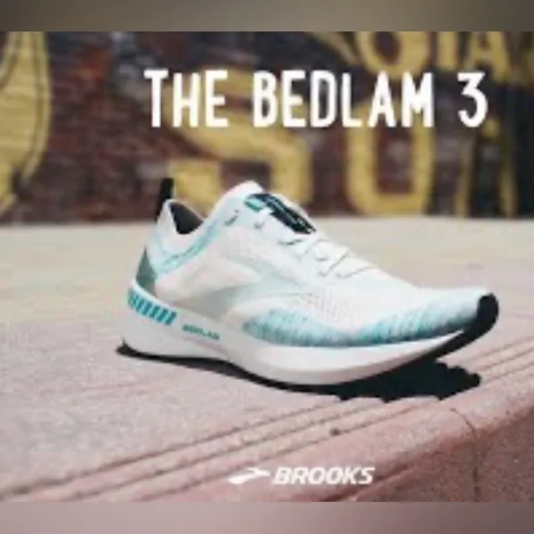 Brooks Bedlam 3 Running Shoe Jet Stream/Atlantis/Antarctica Sneakers Sz 7.5 - Image 2