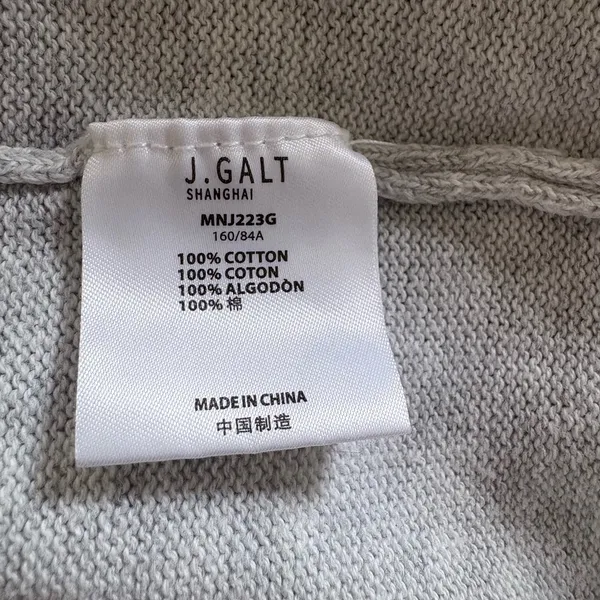 JOHN GALT Gray Long Sleeve Shirt - Image 4