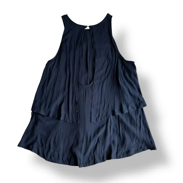 Free People Tank Layers in Love Tunic Top Womens Size M‎ Navy Blue Boho - Image 4