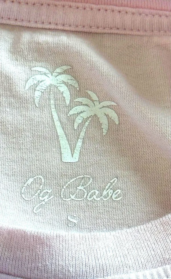 OG Babe New York Graphic Baby Tee Womens S Pink Cotton Cropped Y2K Tourist - Image 7