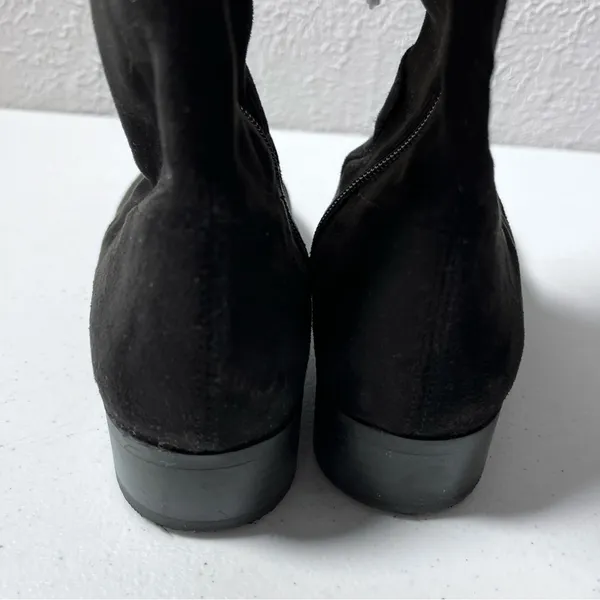 A New Day Black Faux Suede Over-the-Knee Boots - Image 10