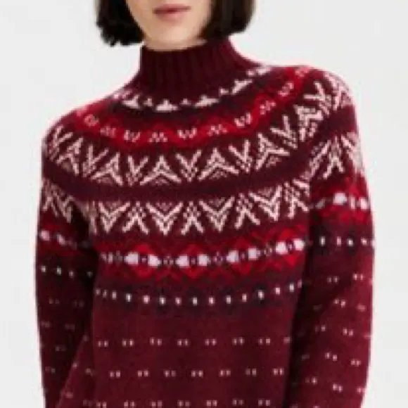 NWOT American Eagle Fair Isle Sweater Pullover Super Soft - Image 3