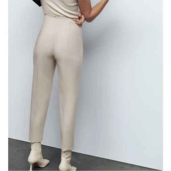 Zara *NWT* Cinched Waist Pants - Image 7
