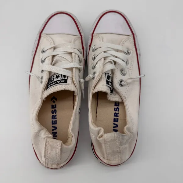 Converse Shoreline Slip On Cream White 6 Basic Classic Bella Swan Grunge‎ Sleaze - Image 5