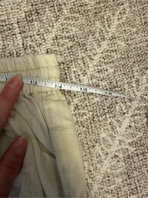 ✨NWOT Free People Chambers Linen Laid Back Pull On Pants XS✨ - Image 10