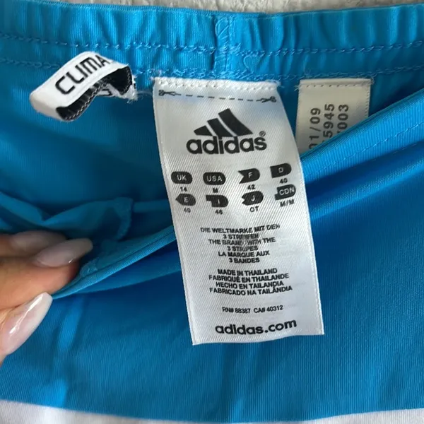 Adidas Clima365 Tennis Golf Skort Blue White Pull On Medium - Image 3