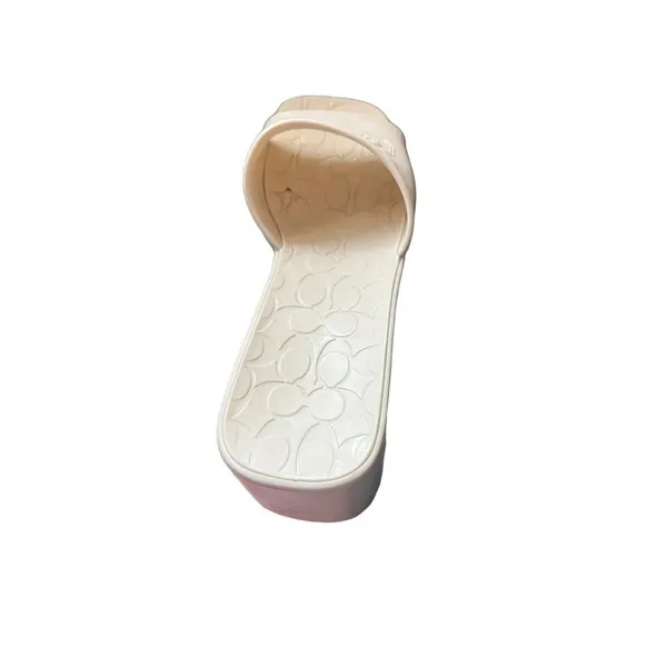 Coach Scarlett sandal cream color women's size 8 - Image 8