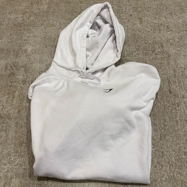 Gymshark Training Oversized Hoodie - White size M - Image 8