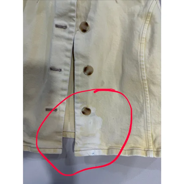Tanya Taylor Parton yellow Vest Size 4 - Image 4
