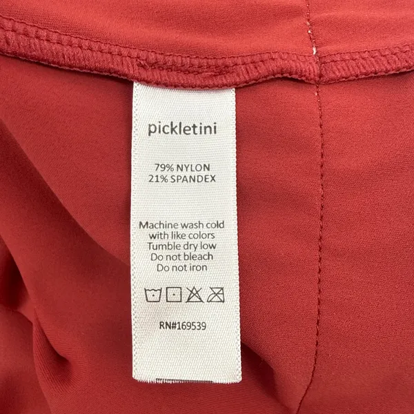 Aerie Pickletini Yasmin Zip Dress XXL Red White Sleeveless Pickleball Tennnis‎ - Image 9
