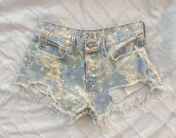 free people jean shorts - Image 2