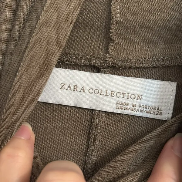 Zara wool Blend Turtle Neck Tunic Top - Image 2