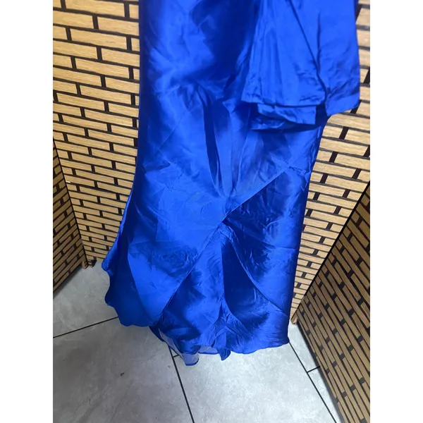 Tony Bowls Blue Strapless Formal Dress Size 12‎ - Image 4