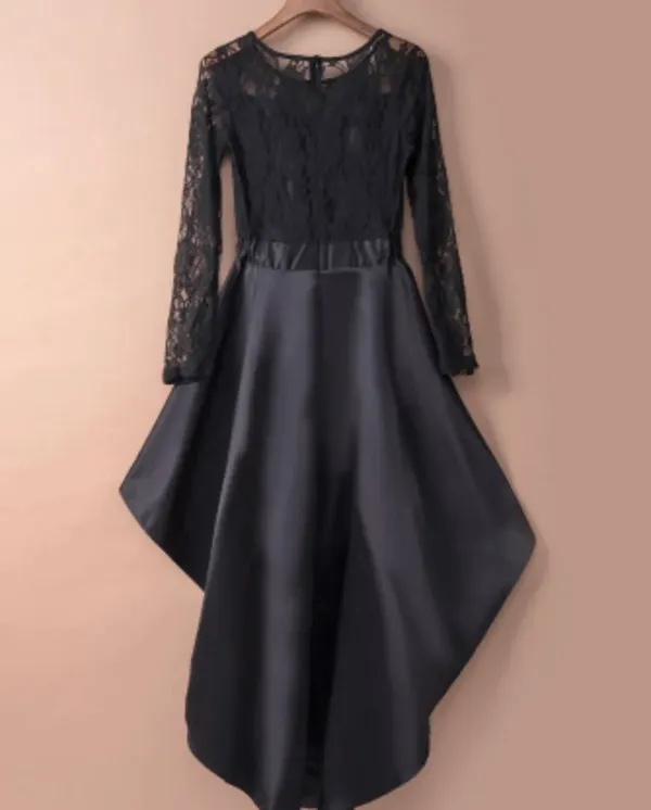 Black Color Prom Dress - Image 13