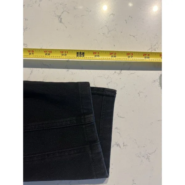 Halara Flex Denim Black Mid Low Rise Zipper Pockets Skinny Jeans Large Tall - Image 7