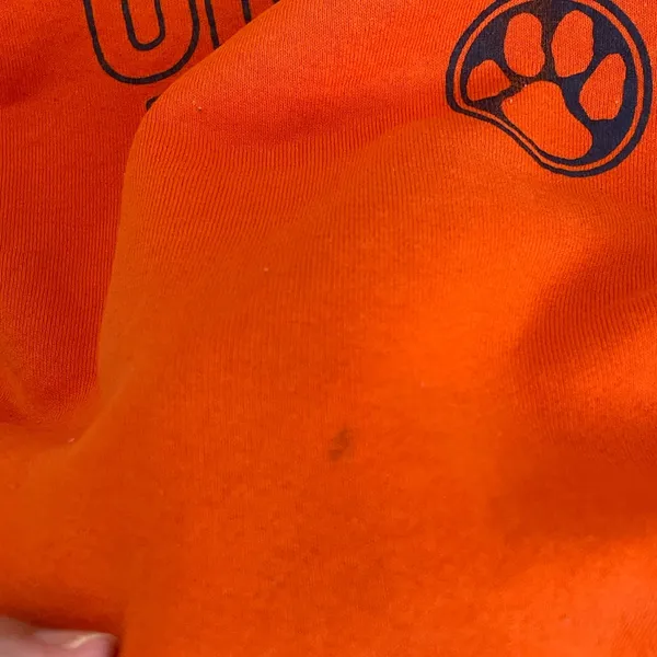 Russell Athletic Orange Auburn University 87 Vintage Pullover Sweatshirt Size L - Image 9