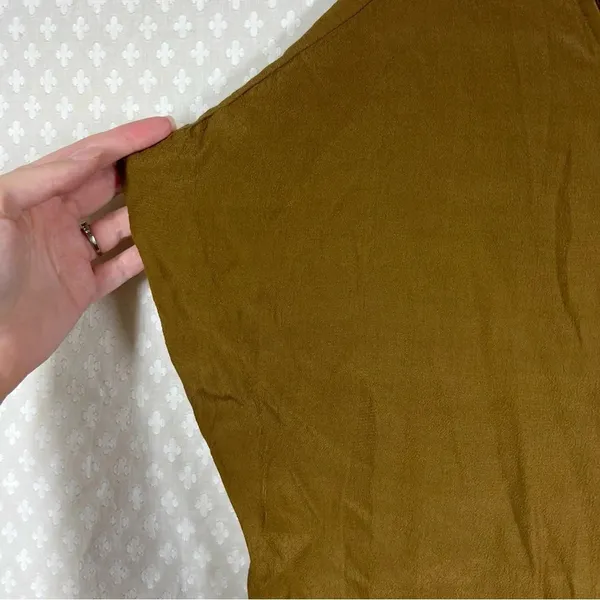 Madewell Green Downtown Tie Back‎ Dress - Image 3