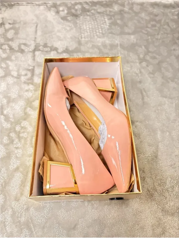 Ninety Union Blink Women’s Sz 10 Blush Pink Block Heel Pump - Image 3