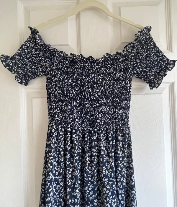 Francesca's NWOT Blue Maxi Dress - Image 4