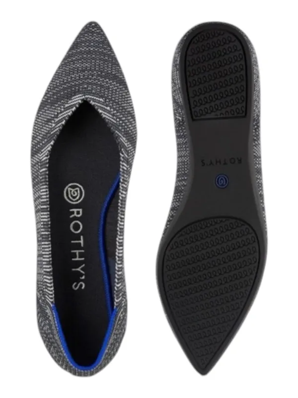 VHTF: Rothy’s ➤ The Point Ballet Ballerina Flat ➤ Granite Heather ➤ 7M ➤ Retired - Image 2