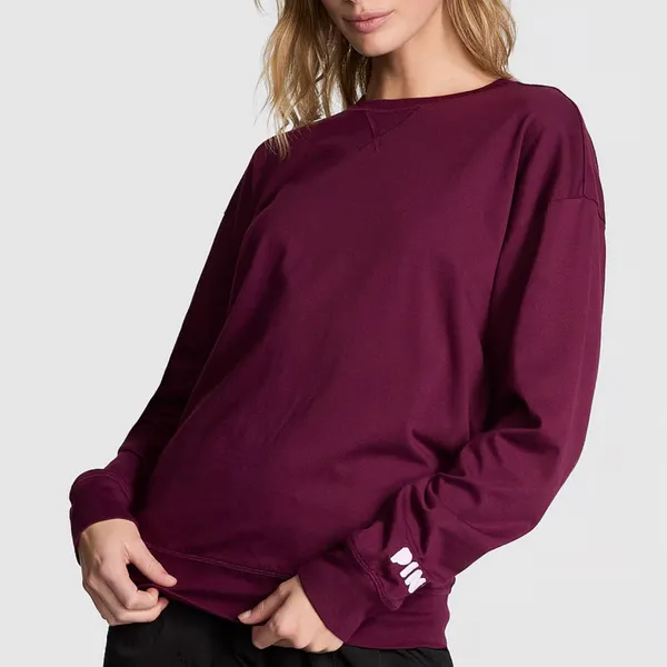 Pink Pima Cotton‎ Club Long-Sleeve Tee - Image 7