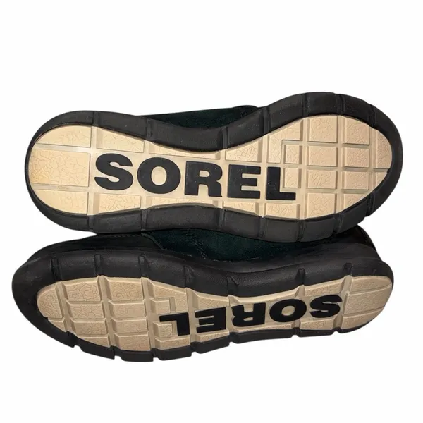 Sorel Explorer Black Joan Suede Boots Shoes size 8.5 - Image 13