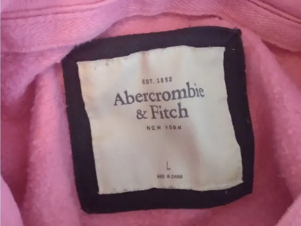 Abercrombie L Academia Pink Hoodie Sweatshirt Top - Image 5
