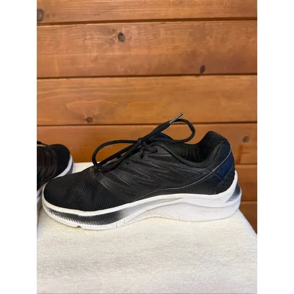 Fila Women's Memory Sequence 2 Athletic Sneakers black/white Sz 8 - Image 5
