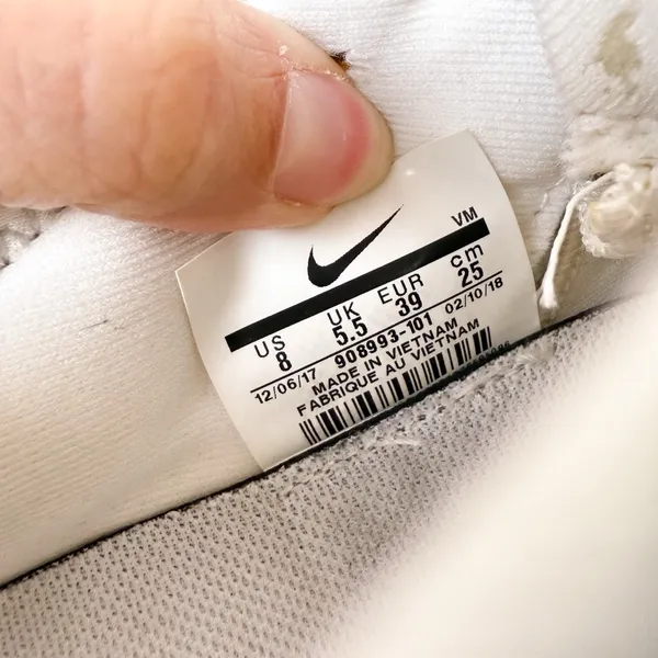 Nike Air Max Sequent 3‎ Running Sneakers White Platinum Gray Womens Size 8 - Image 11