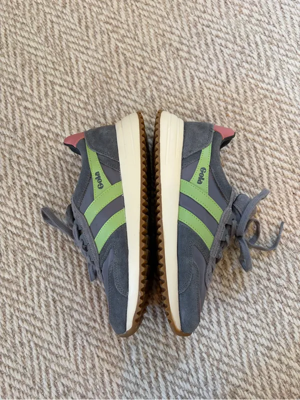 Like New! Gola Chicago Style in Ash, Patina Green, and Coral Pink Sneakers | 6 - Image 4