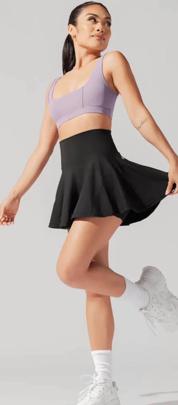 Popflex Supersculpt™ Twirl Skort with Pockets - Black - Image 4
