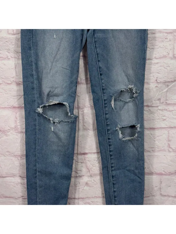 American Eagle Hi-Rise Jegging Women’s Size 00 Short Distressed Skinny Jeans - Image 3