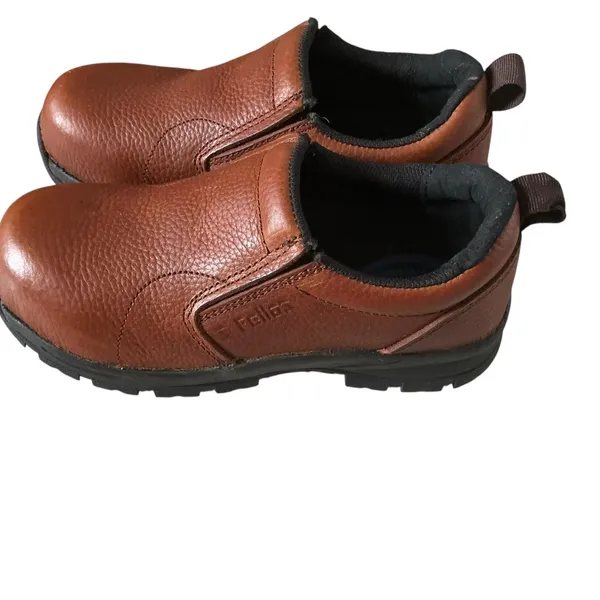 Women’s Bearcat brown comp toe slip on shoes Sz 6 S Fellas oil /slip resistant - Image 5