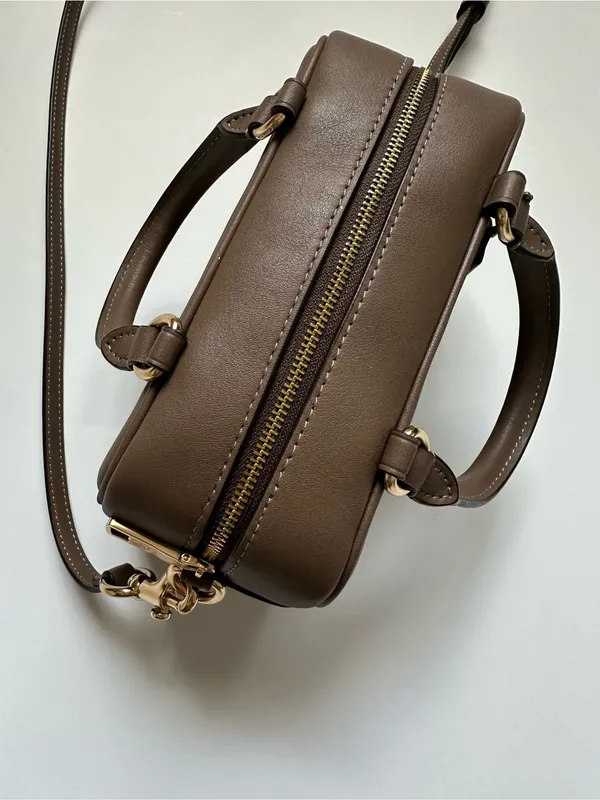 Coach Brown Leather Satchel crossbody bag - Image 4